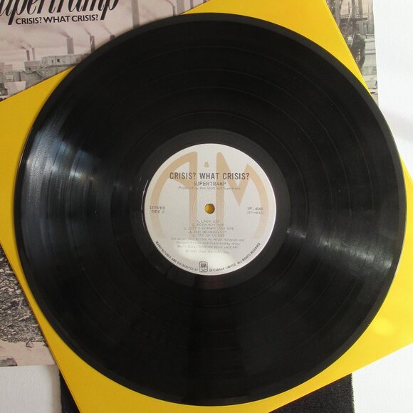 Supertramp, Crisis? What Crisis?, Vintage, Vinyl, Album, Music, 70s, Rock - Picture 3 of 6